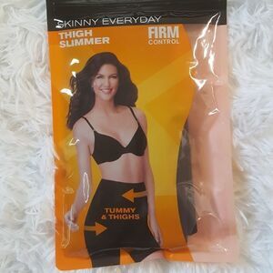 FLEXEES Thigh Slimmer Shapewear Black New Womens Size XL
